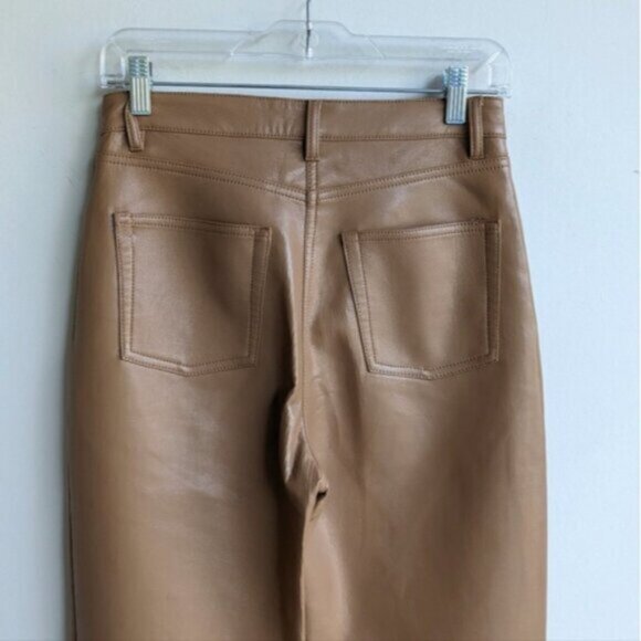 Wilfred Melina Pant - faux leather high rise in Constant Camel/Tan - Picture 5 of 9